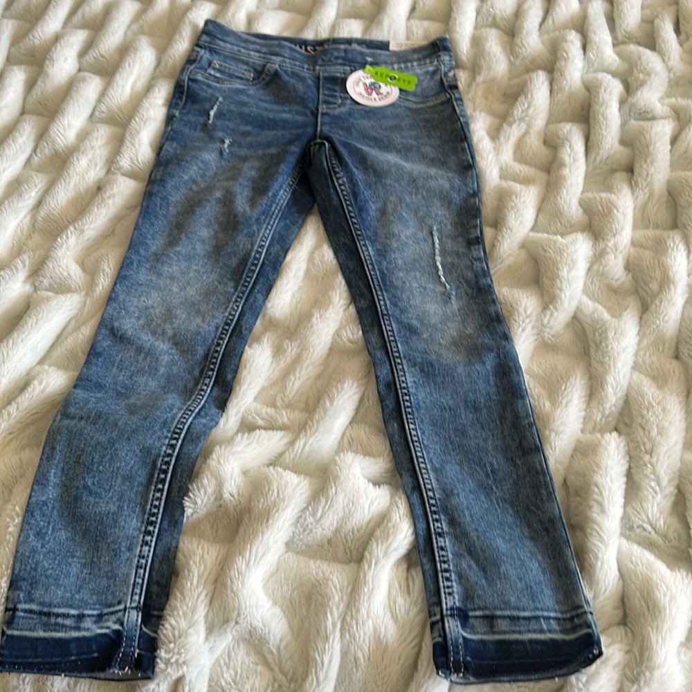 Girls size 10 Justice denim leggings